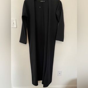 Floor length cardigan